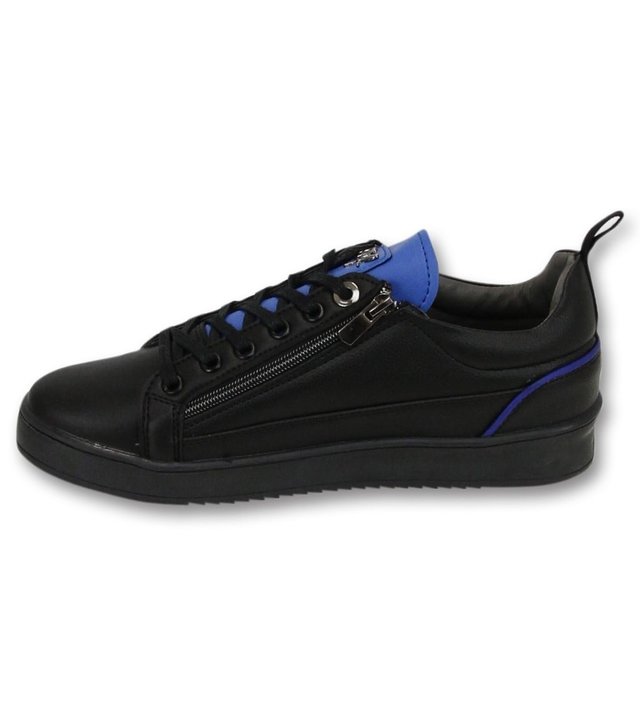 Cash Money Herren Sneaker  - Maximus Black Blue - CMS97 - Schwarz / Blau