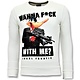 Strass Sweater Men - Daffy Montana Sweater - Weiß
