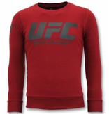 Local Fanatic Exklusive Sweater Herren - UFC Championship Sweater - Bordeaux