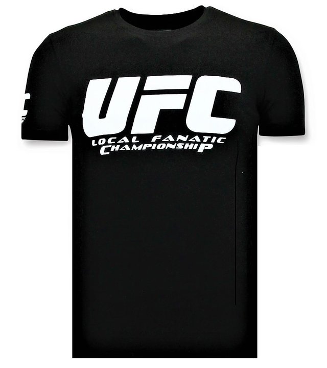 Local Fanatic T-Shirt Männer - UFC Meisterschaft - Schwarz