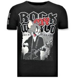 Local Fanatic Lustige T-Shirt Männer - Rock My World - Schwarz