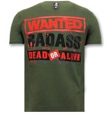 Local Fanatic Coole T-Shirt Männer - Bloody Chucky - Grün Local Fanatic Coole T-Shirt Männer - Bloody Chucky - Grün