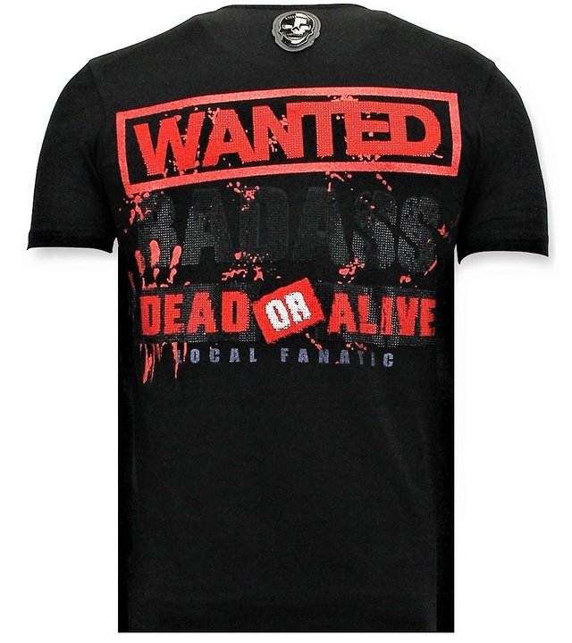 Local Fanatic Coole T-Shirt Männer - Bloody Chucky - Schwarz