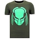 T-Shirt Männer mit Aufdruck - Predator Neon - Grün