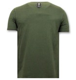 Local Fanatic T-Shirt Männer mit Aufdruck - Predator Neon - Grün