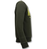 Local Fanatic Exklusive Sweater Herren - Narcos Sweater - Grün