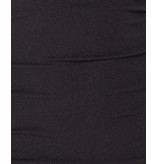 PARISIAN Tupfen-Sheer Rüschen Sleeve V-Ausschnitt Bodycon Minikleid - Frauen - Schwarz