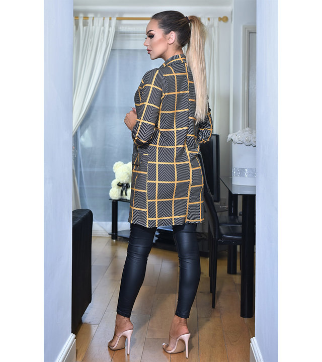 CATWALK Valerie Lange Linie Jacke - Frauen - Grau
