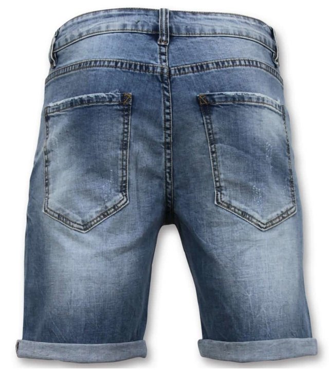 Enos Kurze Hosen Männer - Denim Short - 9078 - Blau