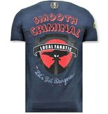 Local Fanatic Exklusive Männer-T-Shirt - Crime Reich - blau