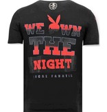 Local Fanatic Luxuxmänner T-Shirt - Das Playtoy Mansion - Schwarz