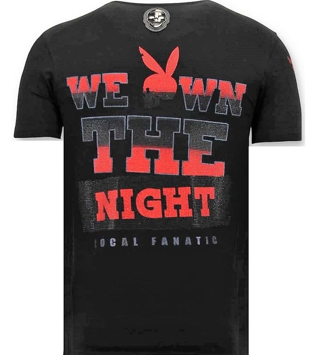 Local Fanatic Luxuxmänner T-Shirt - Das Playtoy Mansion - Schwarz