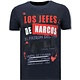 Exklusive Männer-T-Shirt - Los Jefes Die Narcos - Blau