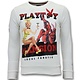Exklusive Herren Sweater - The Playtoy Mansion - White