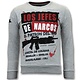 Exklusive Herren Sweater - Los Jefes Die Narcos - Grau