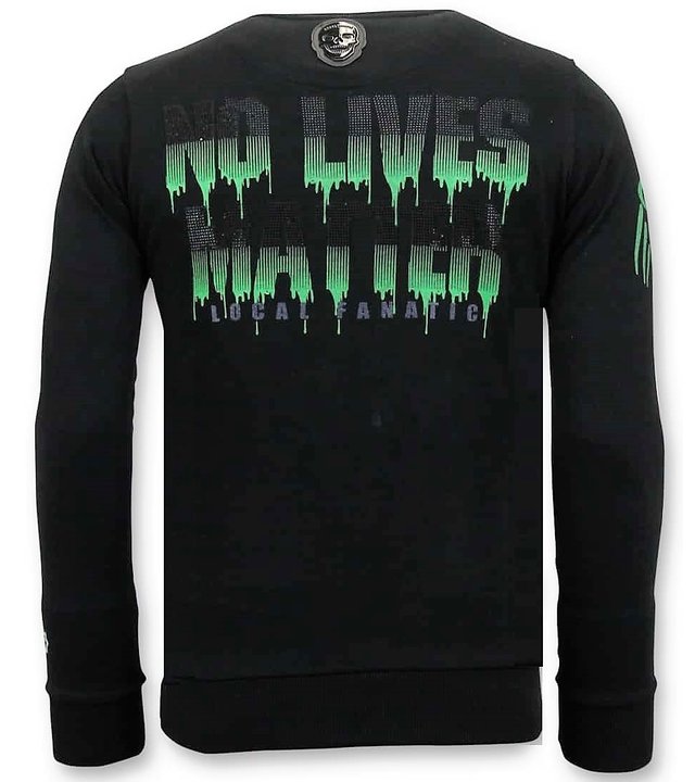 Local Fanatic Exklusive Herren Sweater - Predator Hunter - Schwarz