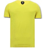 Local Fanatic T-Shirt Herren  mit Druck - Zwitsal Mit Sunglass - Gelb