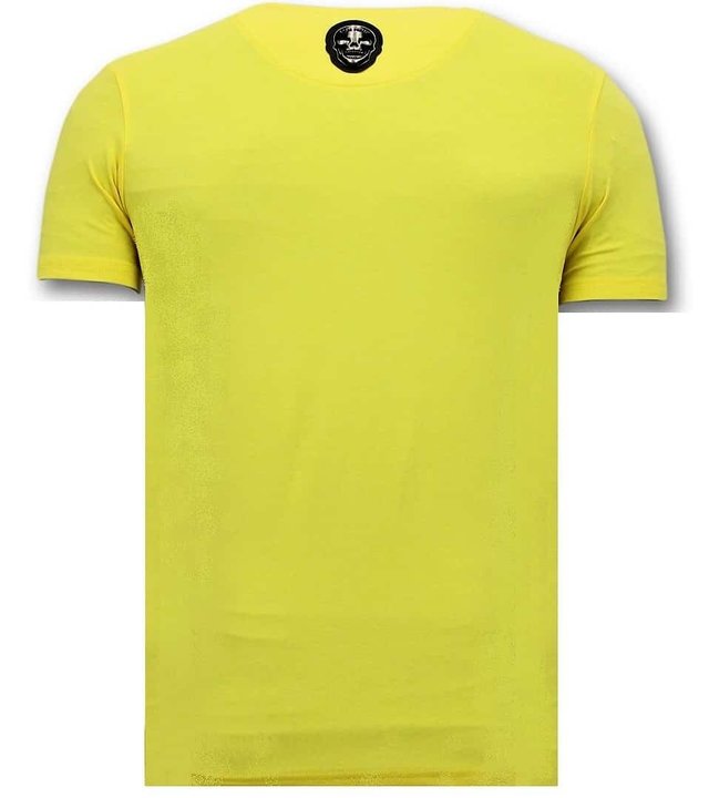 Local Fanatic T-Shirt Herren  mit Druck - Zwitsal Mit Sunglass - Gelb