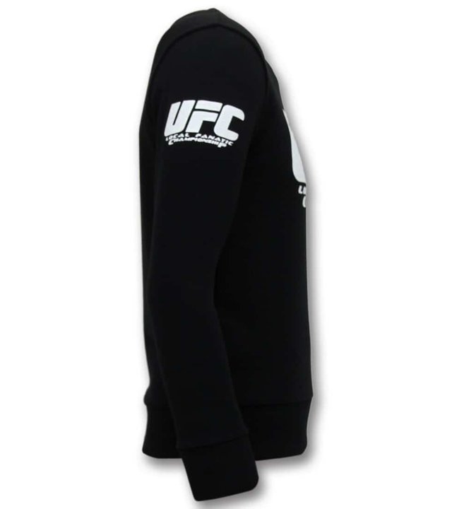 Local Fanatic Exklusive Herren Pullover - UFC Championship - Schwarz