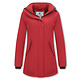 Damen Wintermantel Parka - Slim Fit - Rot