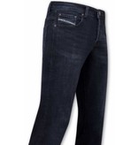 True Rise Stretch Jeans Herren - A-11025 - Blau