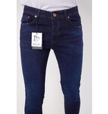 True Rise Klassische Männer slim fit jeans - 5506 - Blau