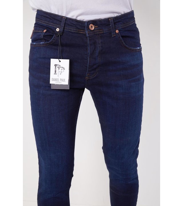 True Rise Klassische Männer slim fit jeans - 5506 - Blau