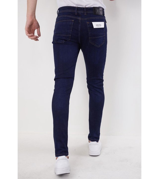 True Rise Klassische Männer slim fit jeans - 5506 - Blau