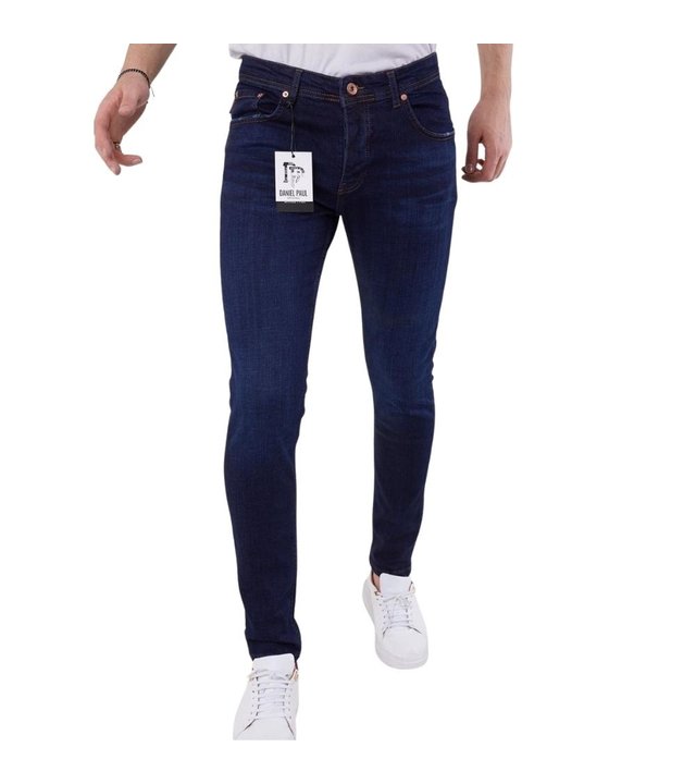 True Rise Klassische Männer slim fit jeans - 5506 - Blau