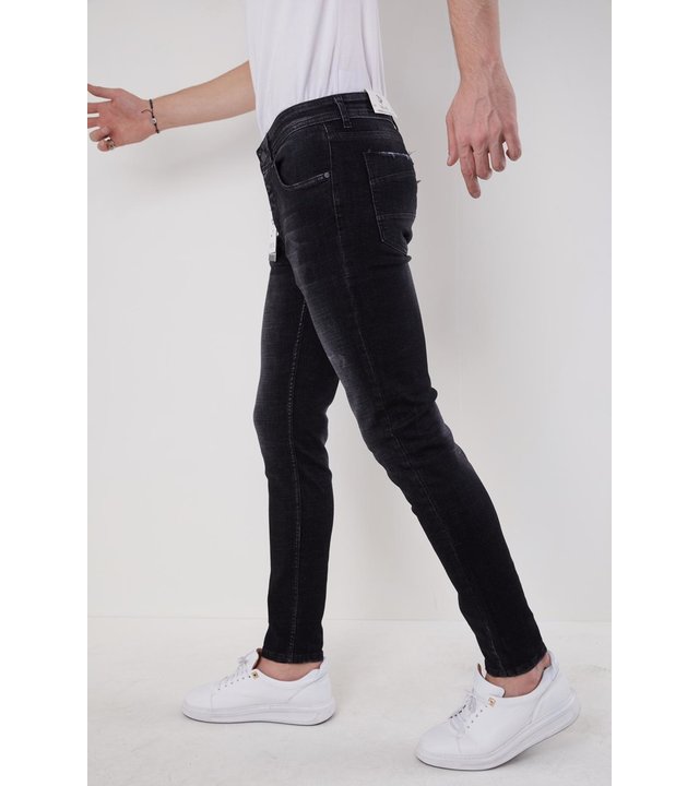 True Rise Jeans herren slim fit-5508- Schwarz