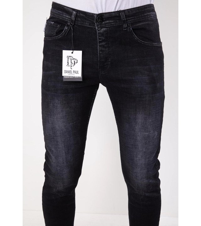 True Rise Jeans herren slim fit-5508- Schwarz