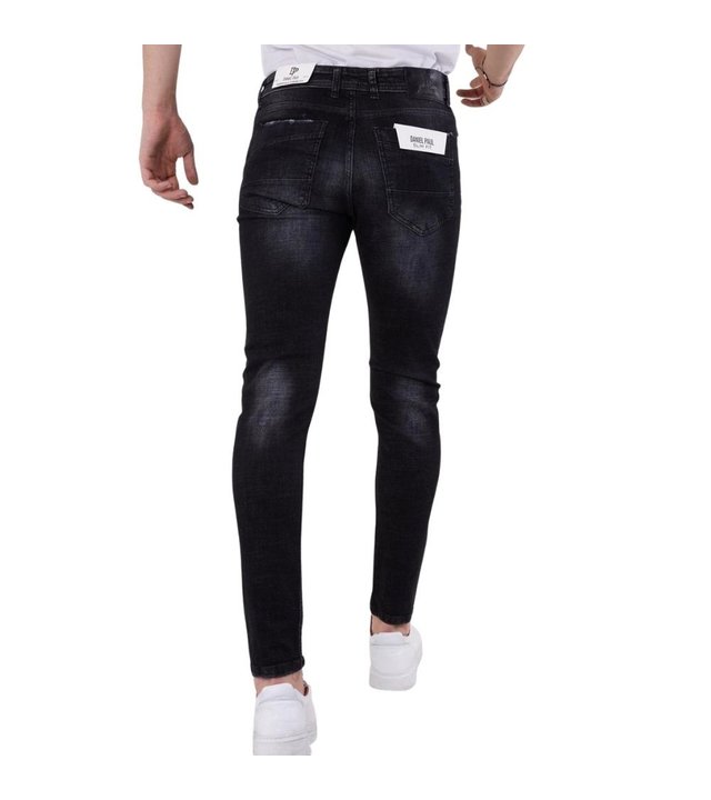 True Rise Jeans herren slim fit-5508- Schwarz