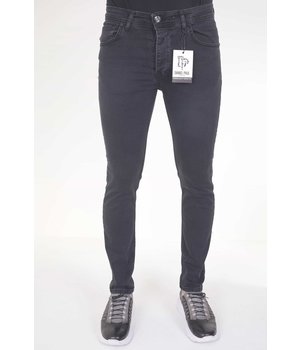 True Rise Klassische Slim fit Hosen männer-5413 - Schwarz