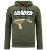 Local Fanatic Hoodie Herren Loaded Gun - Grün