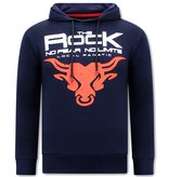 Local Fanatic Hoodie Herren The Rock- Blau