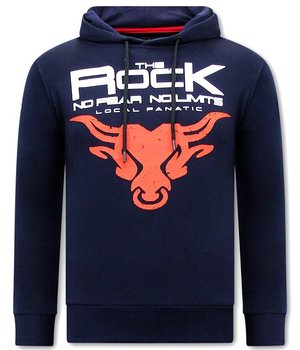 Local Fanatic Hoodie Herren The Rock- Blau