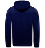 Local Fanatic Hoodie Herren The Rock- Blau