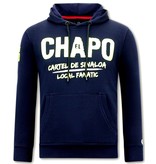 Local Fanatic El Chapo Hoodie Herren - Blau