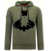 Local Fanatic Batman Männer Hoodie - Grün