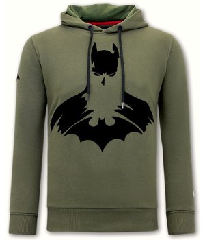 Local Fanatic Batman Männer Hoodie - Grün