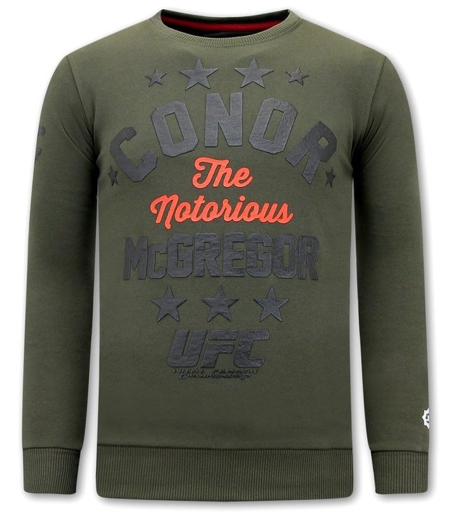 Local Fanatic Conor McGregor Herren Sweatshirt - Grün