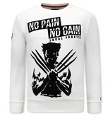 Local Fanatic Wolverine Sweatshirt Männer  - Weiß