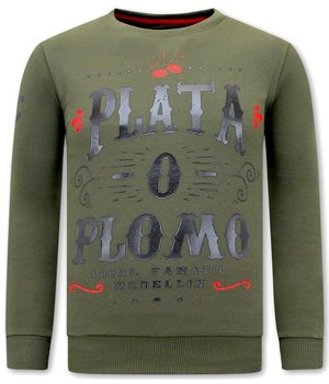 Local Fanatic PLATA O PLOMO Sweatshirt Männer - Grün