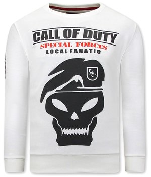 Local Fanatic Call Of Duty Sweatshirt Männer - Weiß