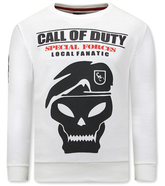 Local Fanatic Call Of Duty Sweatshirt Männer - Weiß