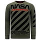 Herren Sweatshirt Nasa - Grün