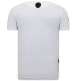 Local Fanatic Herren T Shirts mit print DuckSide - Weiß