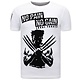T Shirt mit Aufdruck Wolverine  X Man - Weiß
