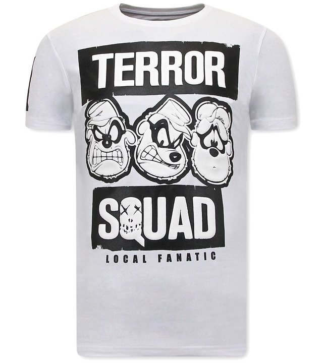 Local Fanatic Beagle Boys Squad Fun shirts Herren - Weiß