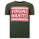 Herren T shirt Virgins Wanted - Grün